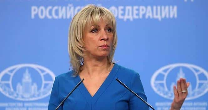 Rusya Dışişleri Bakanlığı Sözcüsü Zaharova açıklamada bulundu